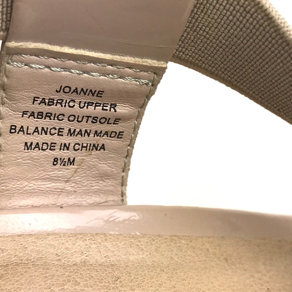 Boston Proper Cork Wedge Size 8.5 Strappy Sandal - Picture 6 of 8